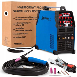Spawarka Inwertorowa Sherman TIG 210 AC DC Pulse