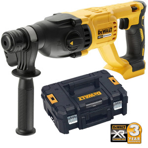 Młotowiertarka 3-funkcyjna DeWalt DCH 133 NT 18V XR SDS-Plus z funkcją kucia
