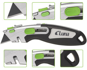 Nóż uniwersalny Luna Tools LUK 20FS ostrze ze stali węglowej - Szwedzka jakość