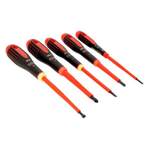 Bahco śrubokręty - zestaw wkrętaków ERGO Prostych Phillips 5 szt. BE-9881S