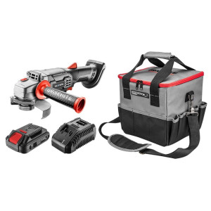 Zestaw GRAPHITE szlifierka 58G003 torba 58G015 ładowarka 58G002 akumulator 58G001 58G015-BR