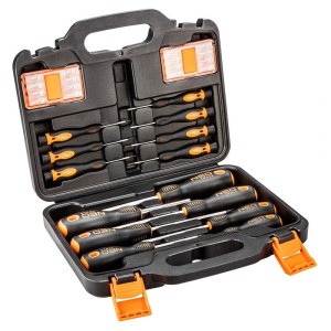 Zestaw wkrętaków i końcówek wkrętakowych NEO TOOLS 30 szt 04-209