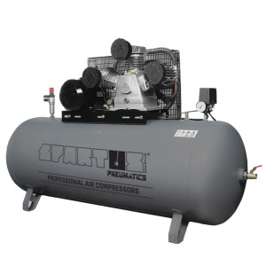 Kompresor olejowy Spartus 1400 l/min zbiornik 500 7.5 kW 400V 10 bar sprężarka tłokowa