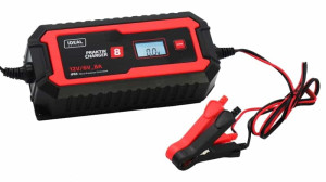 Prostownik Samochodowy Ideal Praktik Charger 8 LCD 6/12V - WET GEL MF AGM EFB