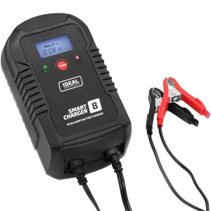 Prostownik Samochodowy Ideal SMART CHARGER 8 LCD 6/12V - WET GEL MF AGM EFB