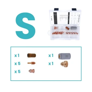Zestaw Części CUT BOX do Uchwytu SP45HY Dysza 45A 13 szt.