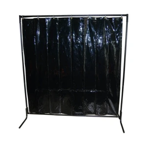 Zasłona Spawalnicza ze Stelażem 240x180cm Szara SP-FC86PF-GY