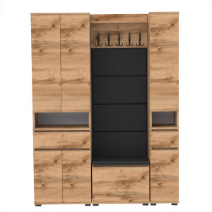 Garderoba 150x30D1N1 szafka na buty SU60-VB-SU30 Dąb Wotan