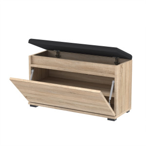 Szafka na buty VB100x36D S1 siedzisko schowek 100cm SONOMA