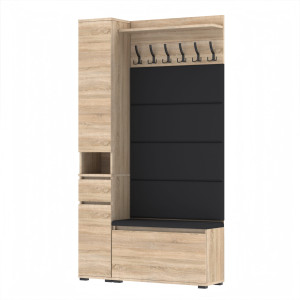 Garderoba 110x30D1N1 Supra30 VB80 4 Panele WP80 SONOMA