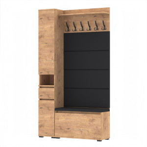 Garderoba 110x30D1N1 Supra30 VB80 4 Panele WP80 LANCELOT