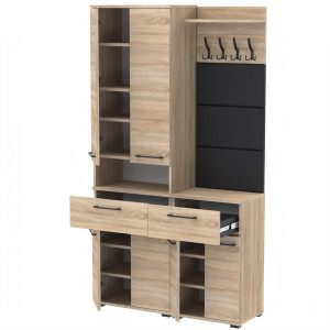 Garderoba 110x30D2N1 SUPRA60 TRES50 3PAN-WP50 SONOMA