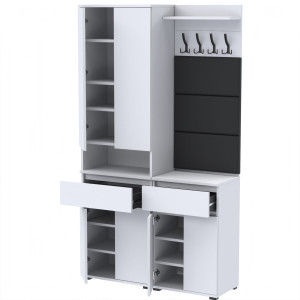 Garderoba 110x36D1N1 SUPRA60 TRES50 3PAN-WP50 BIAŁY