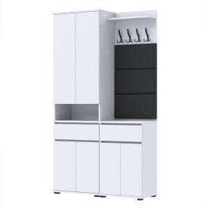 Garderoba 110x30D1N1 SUPRA60 TRES50 3PAN-WP50 BIAŁY