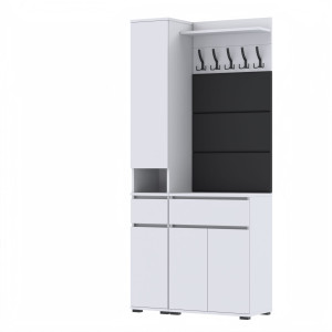 Garderoba 90x30D1N1 Supra30Tres60 3PAN WP60 BIAŁY