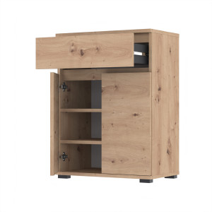 Szafka na buty z szufladą Tres 60x36 Dąb Artisan