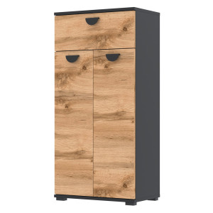 Komoda Bones 50x30D4N1 CZARNY WOTAN