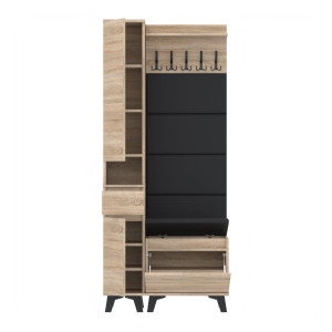 Garderoba 90x36D1N2 SUPRA30 VB-4PAN-WP60 SONOMA