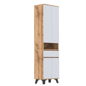 Szafka 60x36D1N2 komoda wysoka Supra T2 WOTAN BIAŁY