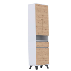 Szafka 60x36D1N2 komoda wysoka Supra T2 BIAŁY ARTISAN