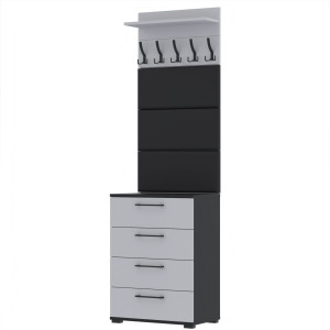 Zestaw Altus 60x30 D2N1 3PAN WP60 CZARNY BIAŁY