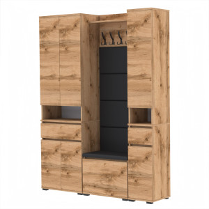 Garderoba 150x36D1N1 szafka na buty SU60-VB-SU30 Dąb Wotan