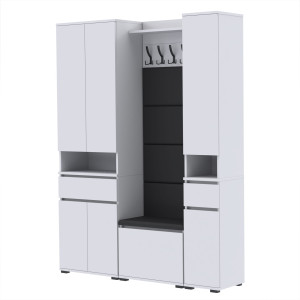 Garderoba 150x36D1N1 szafka na buty SU60-VB-SU30 BIAŁY