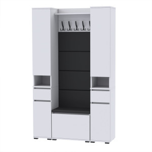 Garderoba 120x36D1N1 szafka na buty SU30-VB-SU30 BIAŁY