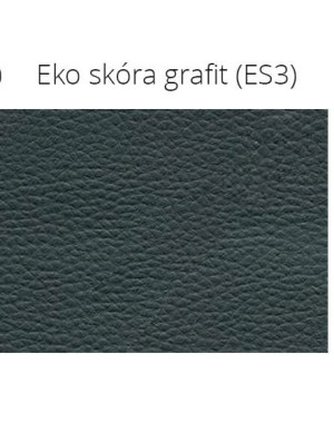 Tkanina tapicerowana Eko skóra gładka ES3 GRAFIT