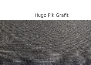 Tkanina tapicerowana Hugo pikowana THP1 HUGO PIK GRAFIT