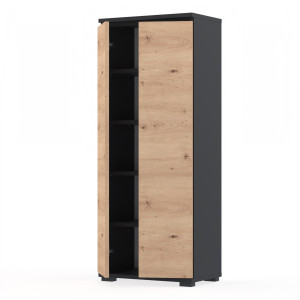 Komoda szafka NEX 50x36 sypialnia salon przedpokój D1N1 CZARNY ARTISAN
