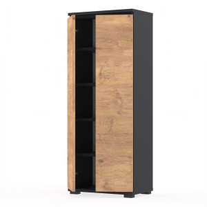 Komoda szafka NEX 50x30 sypialnia salon przedpokój D1N1 CZARNY LANCELOT