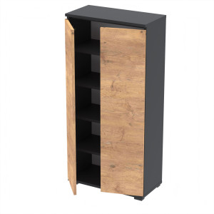 Komoda szafka NEX 60x36 sypialnia salon przedpokój D1N1 CZARNY LANCELOT