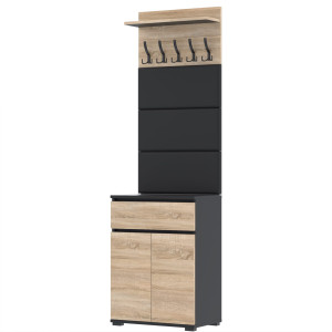 Zestaw Tres60x30D1N1 3PAN WP60 CZARNY SONOMA
