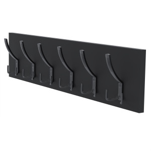 Wieszak ścienny W80 na ubrania 80cm CZARNY