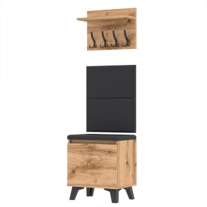 Garderoba 50x30D1N2 P2WP szafka na buty wieszak WOTAN