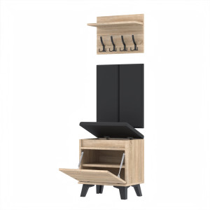 Garderoba 50x30D1N2 P2WP szafka na buty wieszak SONOMA