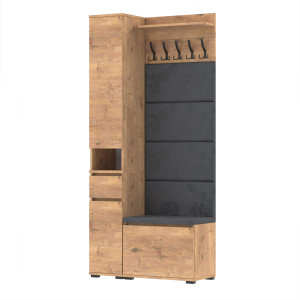 Garderoba 90x30cm D1N1 V60 Supra30 4 Panele LANCELOT