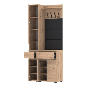 Garderoba 80x36D1N1 Supra30Tres50 3PAN WP50 Dąb Artisan