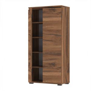 Komoda szafka NEX 80x36x124 D1N1 sypialnia salon przedpokój DĄB ESTANA