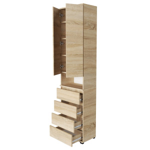 Szafka szafa wysoka supra VINI 50x30x202 D1N1 SONOMA