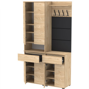 Garderoba 110x30D1N1 SUPRA60 TRES50 3PAN-WP50 Olejowany