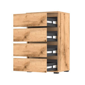 Komoda z szufladami Vini 50x30 D1N1 DĄB WOTAN
