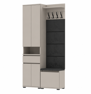 Garderoba 100x30cm SUPRA50 VB50 WP50 4 Panele D1 N1 KASZMIR