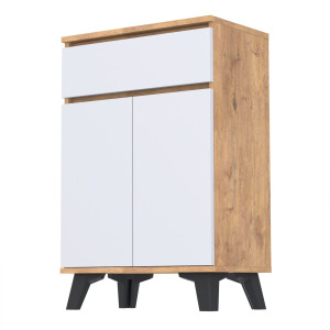 Szafka na buty z szufladą Tres2 60x92x30 Lancelot-BIA