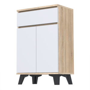 Szafka na buty z szufladą Tres2 60x92x30 SONOMA-BIA