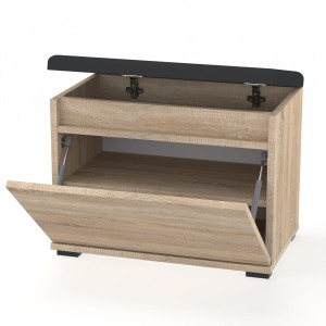 Szafka na buty VB50x30D S1 siedzisko schowek 50cm SONOMA