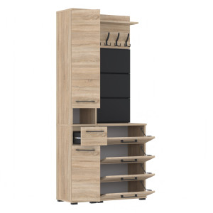 Garderoba 90x30cm Altus60 Supra2 3PanD2N1 Sonoma