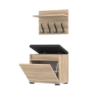 Szafka na buty z wieszakiem VB50x30WP50 N1D1 Dąb Sonoma