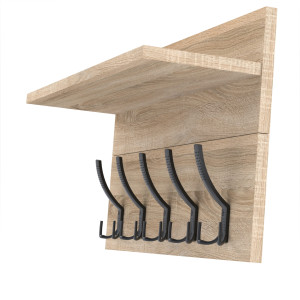 Wieszak ścienny WP60 na ubrania 60cm Dąb Sonoma